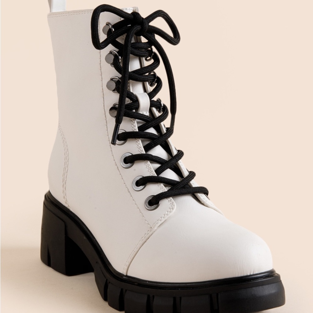 MIA Mila Lace Up Combat Boots